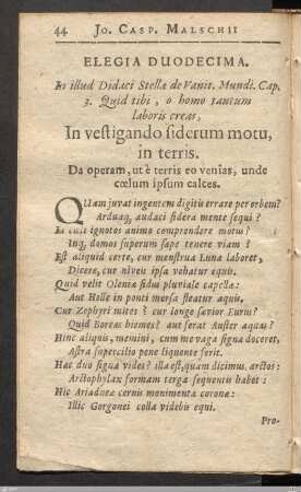 Elegia duodecima.