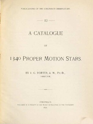 Catalogue of Proper Motion Stars
