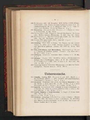Ueberseeische.