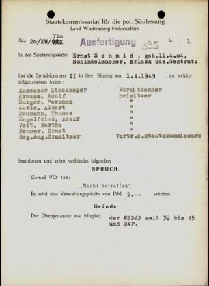 Schmid, Ernst