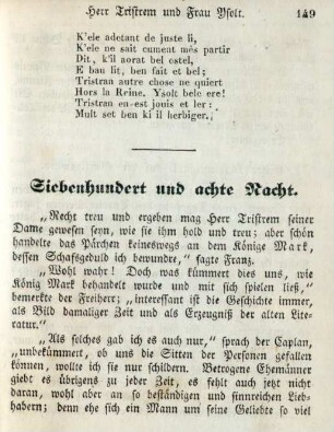 Siebenhundert und achte Nacht