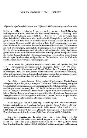 Diplomatarium Danicum, Reihe 3, Bd. 8, 1367 - 1370, hrsg. von C. A. Christensen und Herluf Nielsen : Kopenhagen, 1980