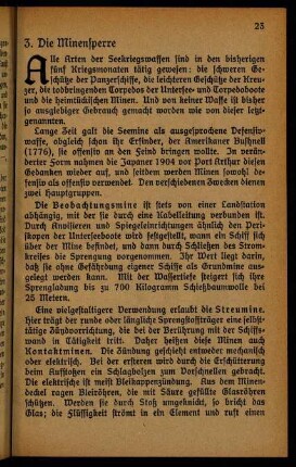 23-35, 3. Die Minensperre