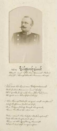 Generalstabsreise 1893, Foto-Album der Offiziere des Generalstabs XIII Armeekorpsin Uniform, teils mit Mütze, teils mit Orden, Bilder vorwiegend in Halbprofil