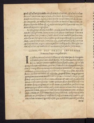 C3v-D4r, Carolus Dei Gracia Imperator.