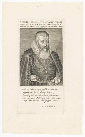 Bildnis des Iustus Meierus