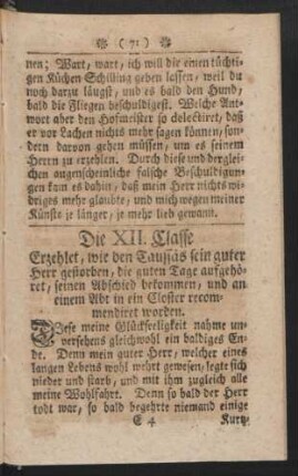 De XII. Classe