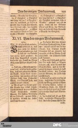 XLVI. Von der ewigen Verdammniß