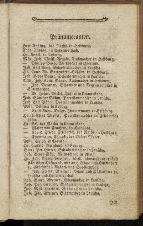 Pränumeranten.