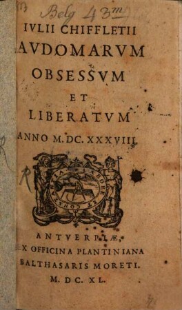 Audomarum obsessum et liberatum anno 1638