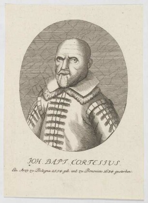 Bildnis des Joh. Bapt. Cortesius