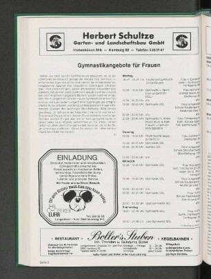 Gymnastikangebote für Frauen