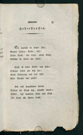 37-39, Hohenstauffen