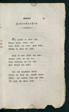 37-39, Hohenstauffen