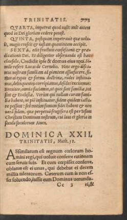 Dominica XXII. Trinitatis ...