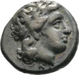 Münze, 1/2 Drachme (Hemidrachme), 4.Jhd. v. Chr.