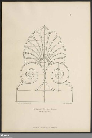 Griechische Palmette, Rekonstruktion