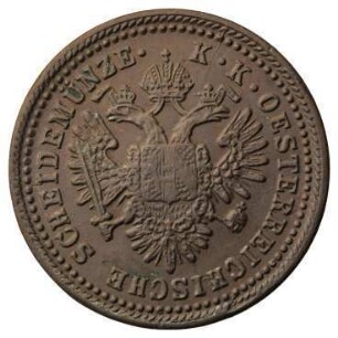 Fundmünze, Kreuzer, 1851