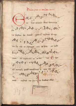 Choralhandschrift aus dem 15. Jahrhundert (Chorbuch) - Staatliche Bibliothek Ansbach VI g 10