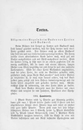 Torten, Backwerk und Kuchen.