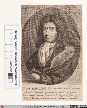 Bildnis Christian Franz Paullini