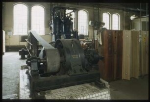 Bahnbetriebswerk Wustermark, Generator WJd100 von Siemens-Schuckert, 230 V