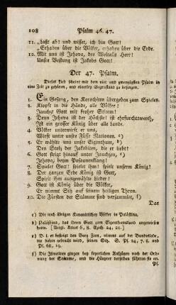 108-115, Psalm 47 - 49