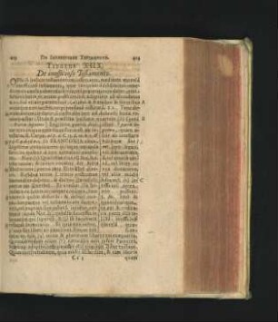 Titulus XIIX. De inofficioso Testamento.