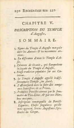 Chapitre V. Description Du Temple d'Auguste.