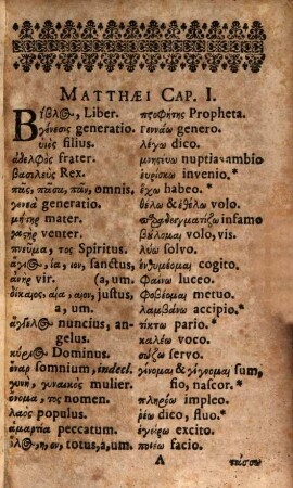 Christiani Grüneberges ... Polymnemon sacer biblicus : continens Novi Testamenti Graeci vocabula primitiva, phraseologias, ...
