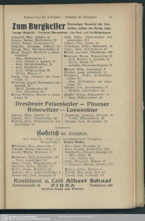 Gohrisch bei Königstein