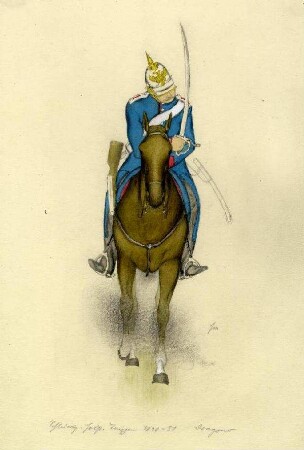 Uniformbild, Dragoner der Schleswig-Holsteinischen Armee