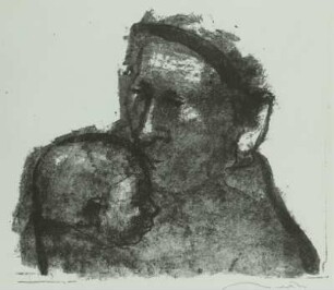Alte Frau und kleiner Junge