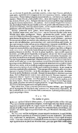 Cap. VI. De Salibus in genere