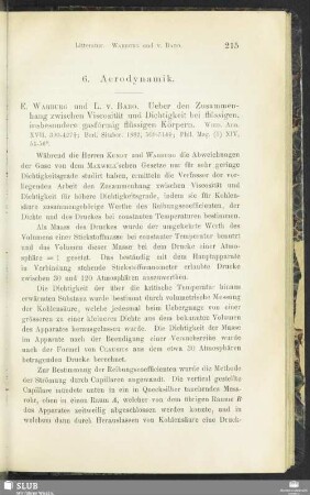 6. Aërodynamik