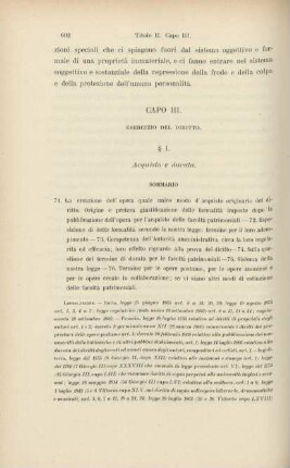 Capo III. Esercizio del diritto