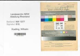 Entnazifizierung Wilhelm Koelling , geb. 16.02.1912 (Polizist)