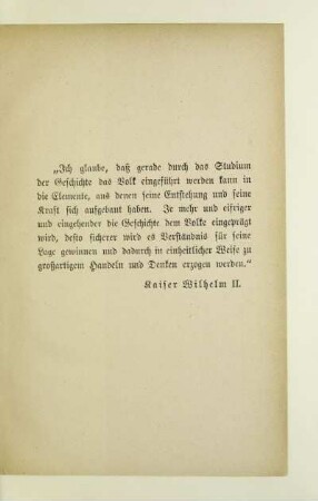 [Zitat] Kaiser Wilhelm II.