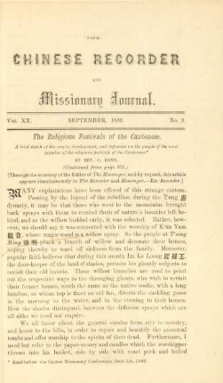 No. 9. September, 1889