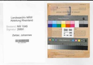 Entnazifizierung Johannes Zelder , geb. 03.12.1900 (Stadtamtmann)