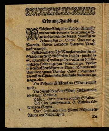 3v-6r, Crönungshandlung