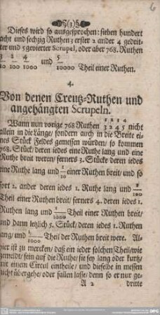 4. Von denen Creutz-Ruthen und angehängten Scrupeln.