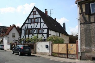 Fachwerkwohnhaus; Mainhausen, Obergasse 13, Obergasse 15