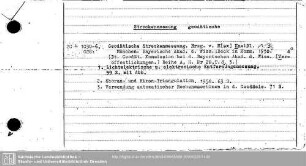 Streckenmessung geodätische