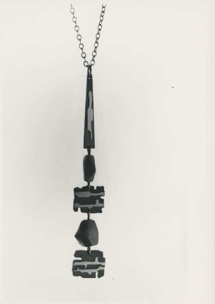 Halsschmuck aus Silber mit Türkisen von Kurt Maier