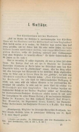393-398 Das Christenthum mit der Barbarei