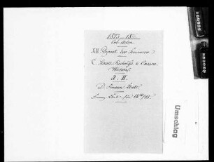 Finanzetat für 1873/1875 (1873-1876)