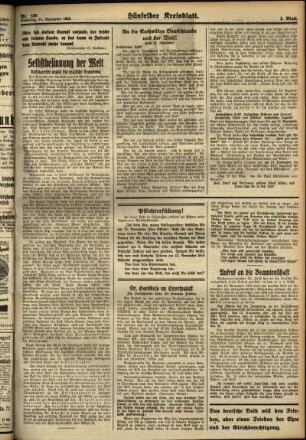 Zweite Ausgabe vom Samstag, den 11. November 1933.