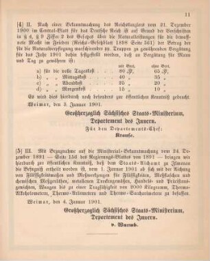 5. Ministerial-Bekanntmachung, betreffend Erweiterung der Befugniß des Staats-Aichamts zu Ilmenau