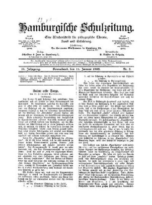 Unsere erste Sorge : (Fortsetzung)